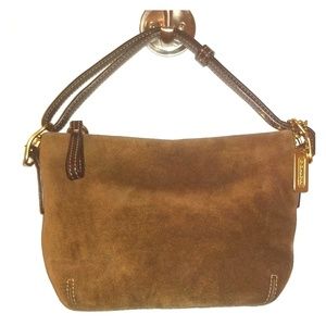 Coach Mini suede purse